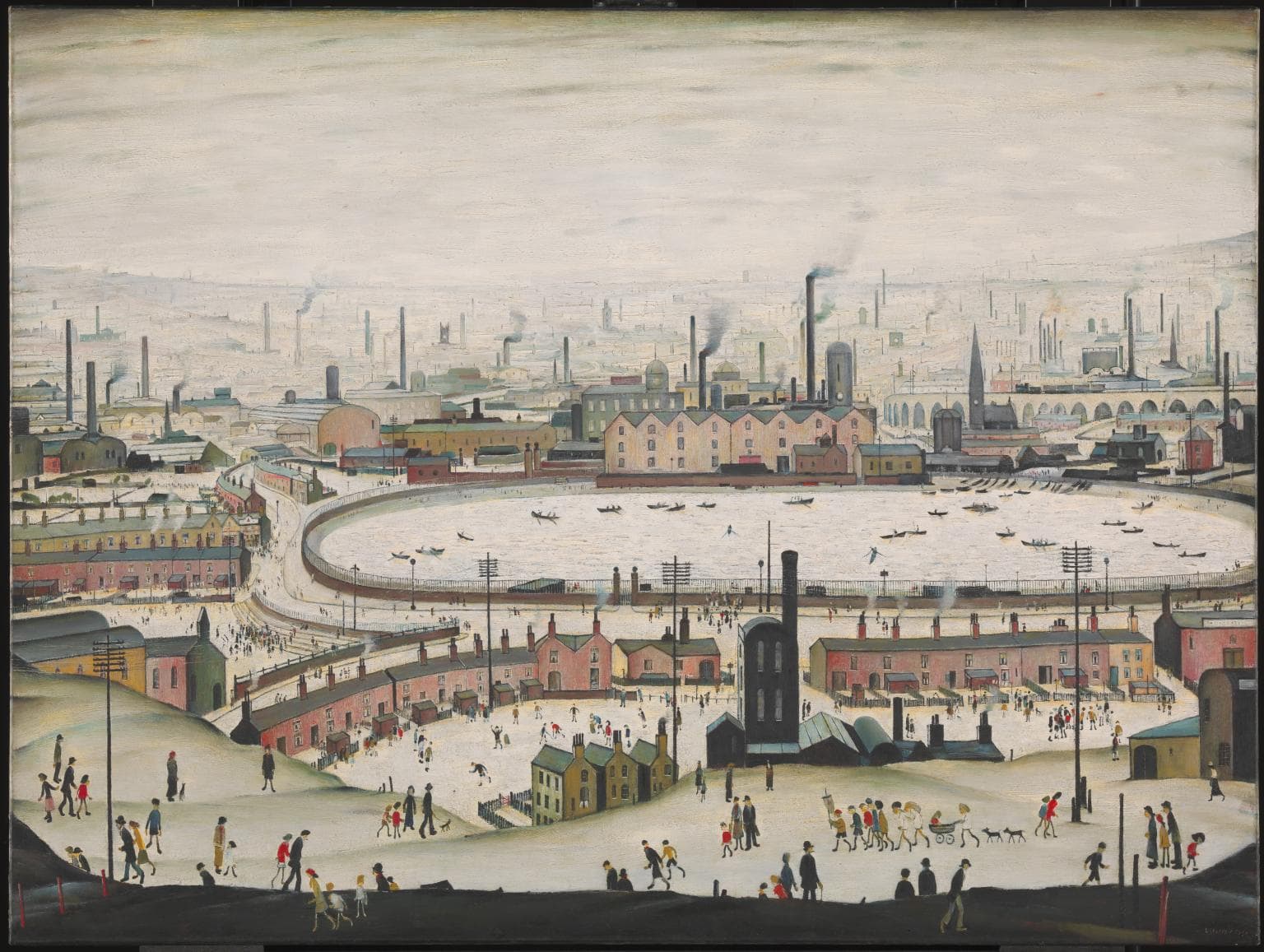 The Pond, Lowry, 1950